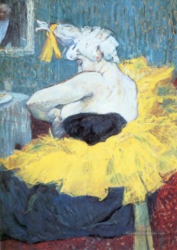  clown Tableaux - la clownesse cha u kao au moulin rouge 1895 Toulouse Lautrec Henri de